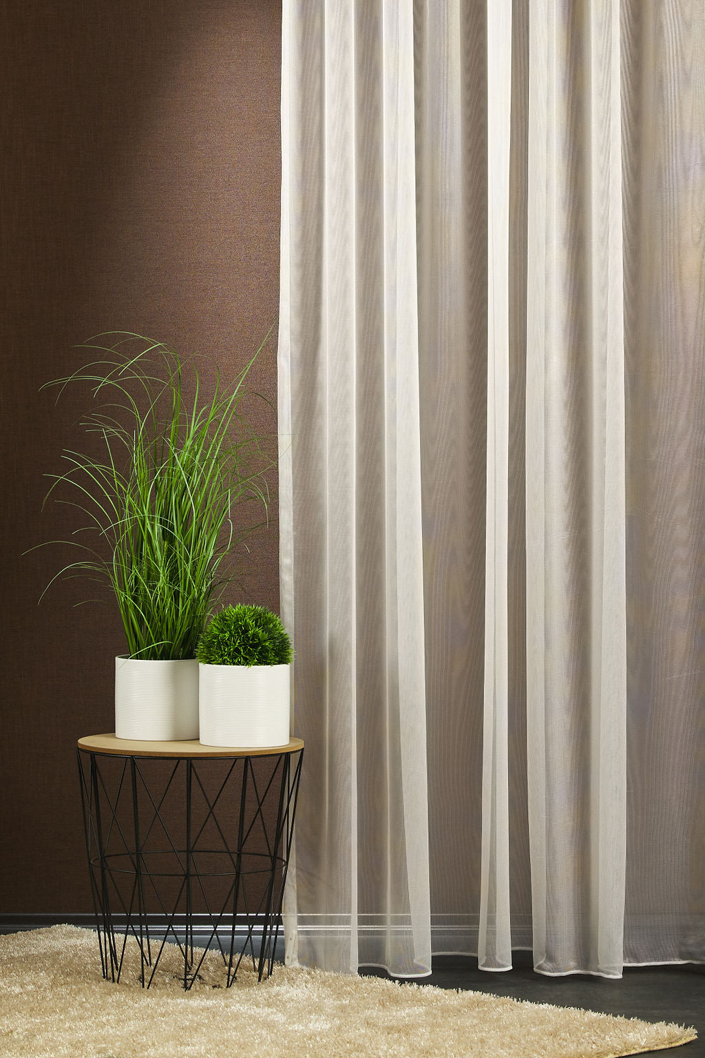 Lisa forgófonalas fényáteresztő függöny