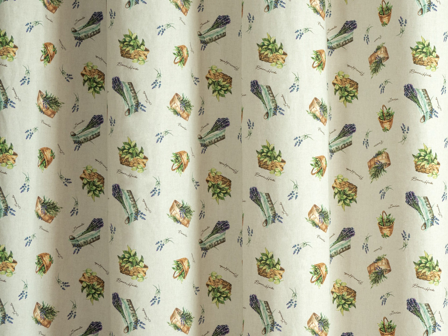 Celtic cart levendulás pamut dekor sötétítő függöny