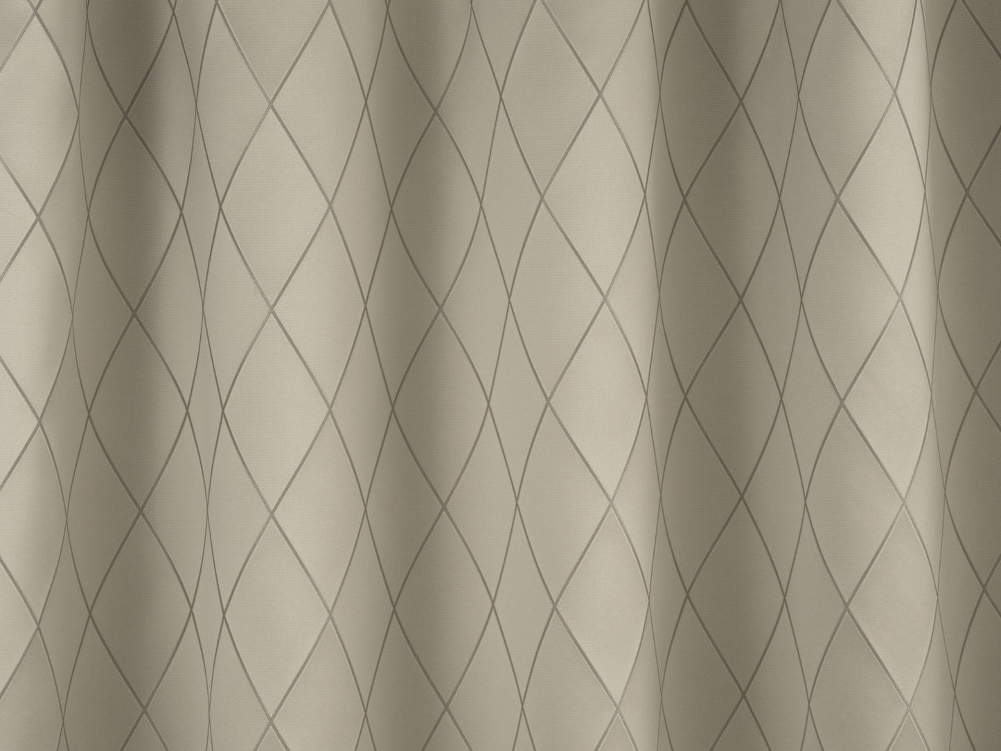 Manuel geometriai mintás dekor sötétítő függöny