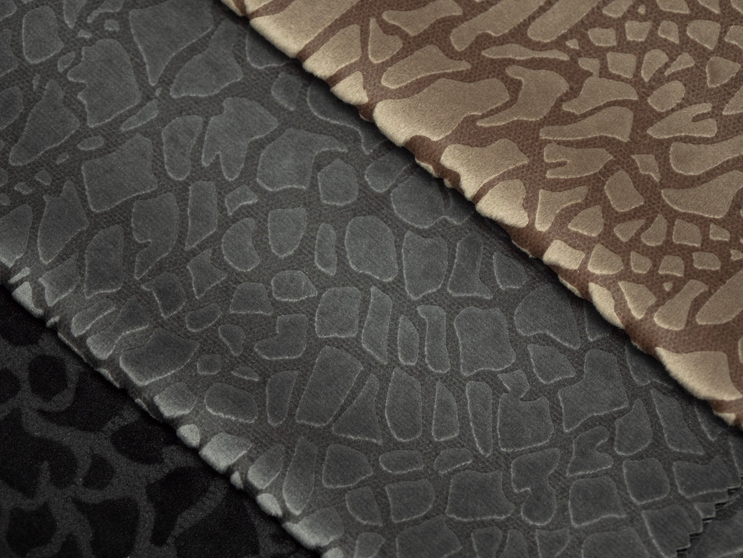 Stones struktúrált dekor sötétítő függöny