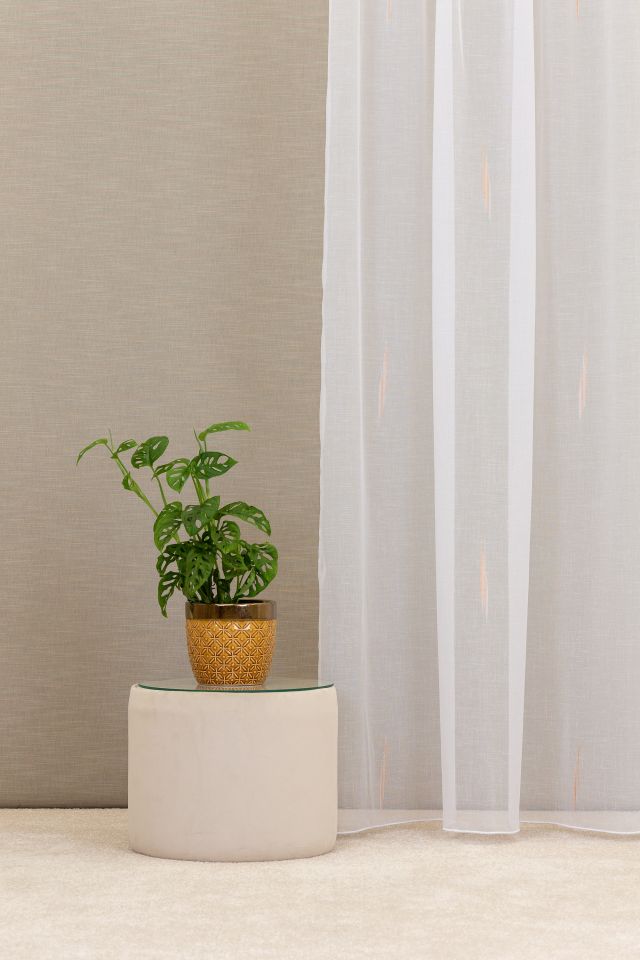 Kalmia egyszínű sablé fényáteresztő függöny